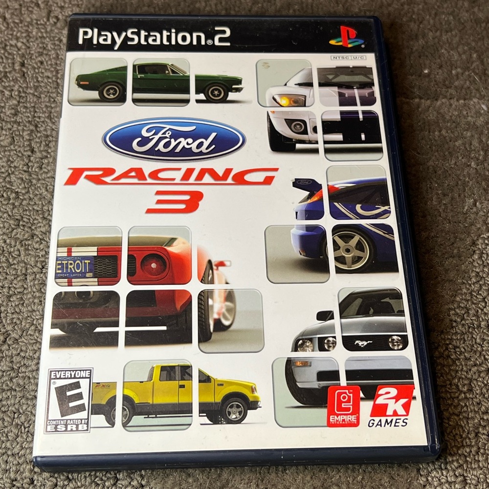 *6 for $10!*Ford Racing 3 Playstation 2 PS2 Sony 2005 Car Vehicle Tested Working